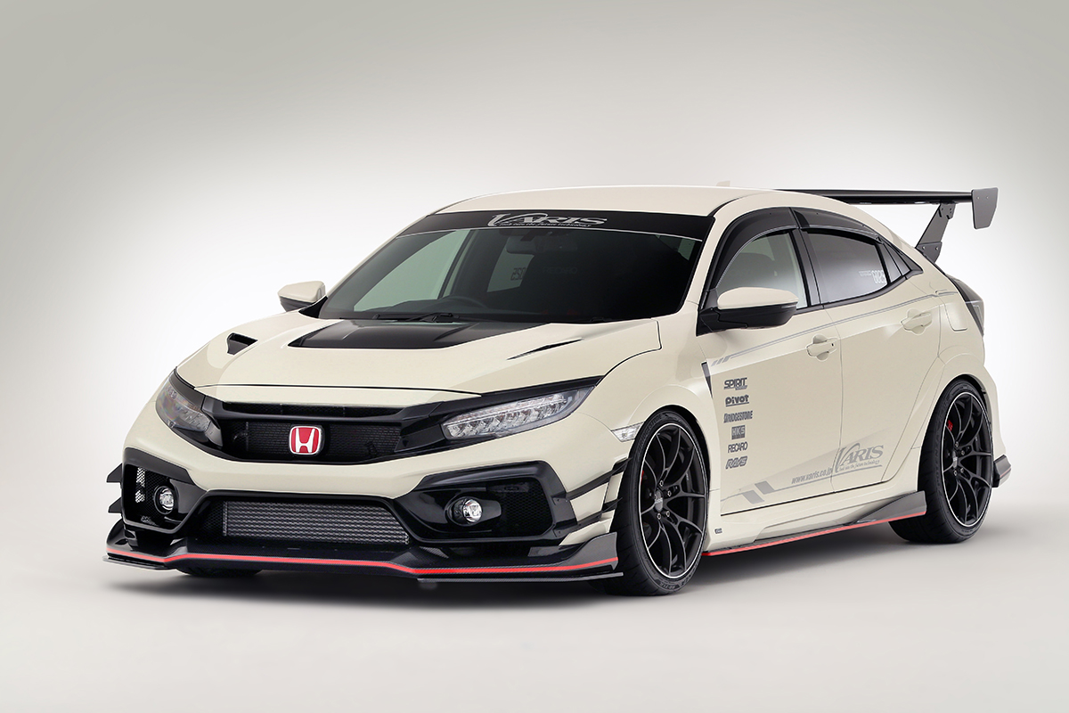 3_1 Honda Civic FK8 Varis Front Bumper Set - Image 1