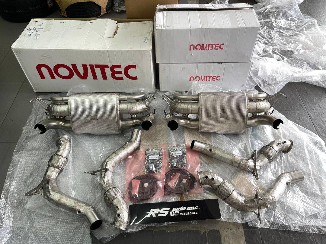 8_1 Novitec Ferrari 488 GTB Pista Exhaust System - Image 1